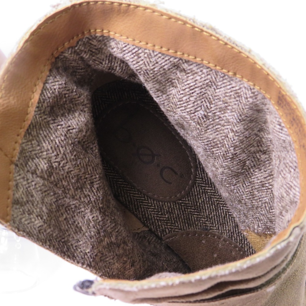 B.O.C BORN Womens Brown Tassel Accent Side Zip Heeled Round Toe Booties 8 M - Picture 5 of 13